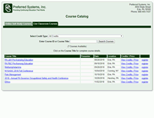 Tablet Screenshot of preferrededucation.net